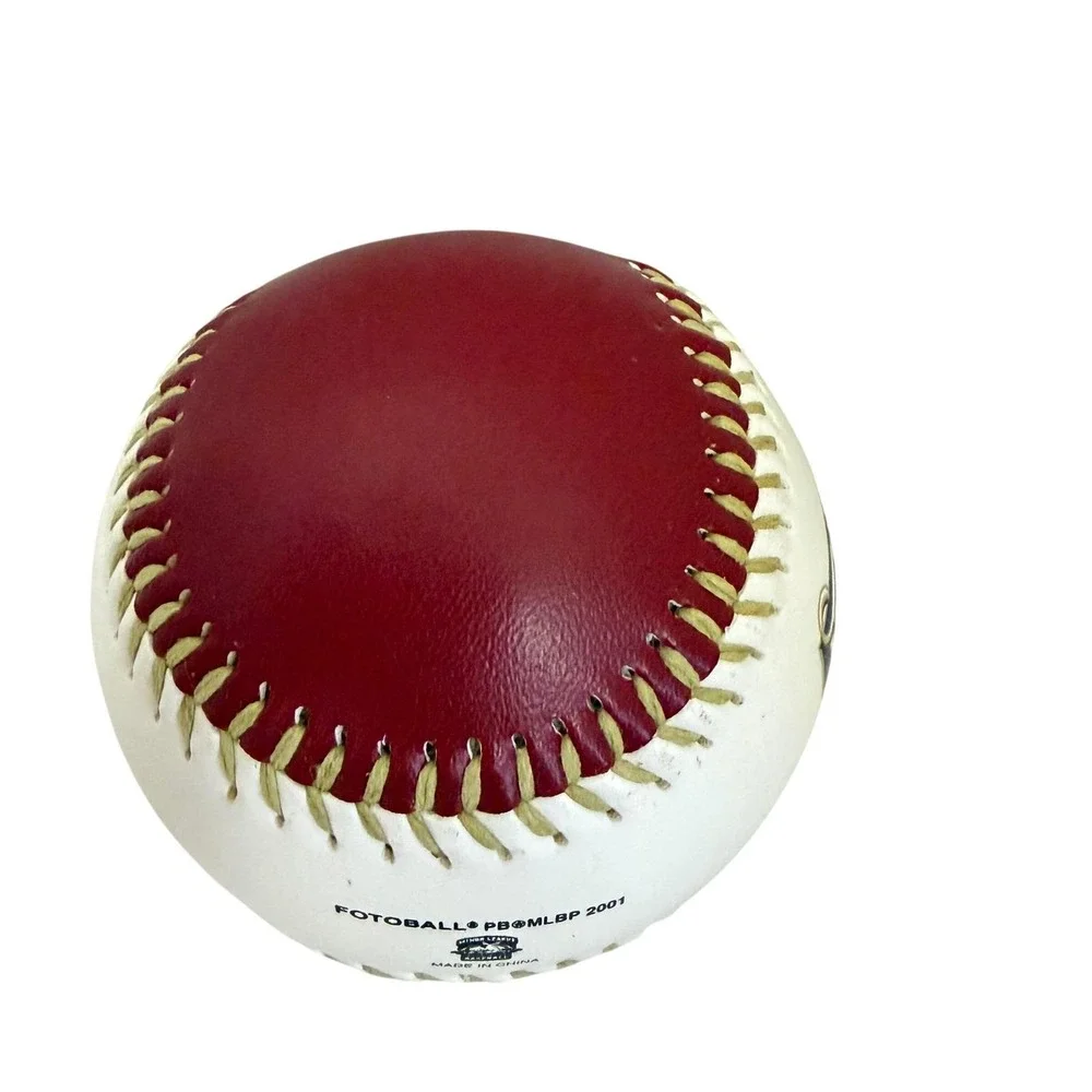 Fotoball Sacramento River Cats Baseball 2001 White Red Excellent Coca-Cola Logo